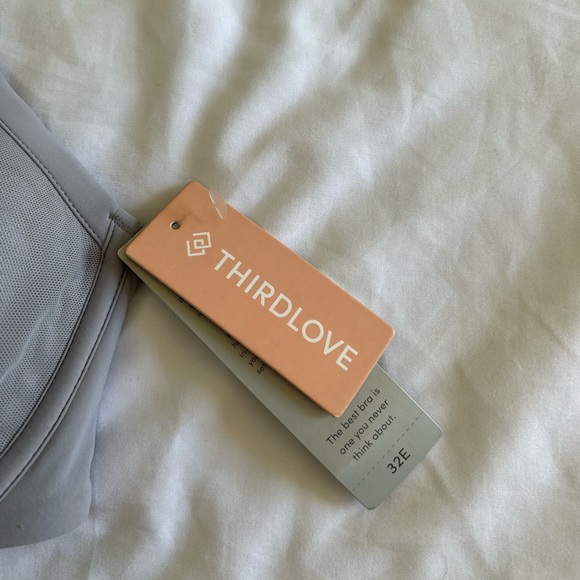 *THIRDLOVE  24/7 Classic Contour Plunge Bra NWT Grey O-36 - Picture 4 of 12
